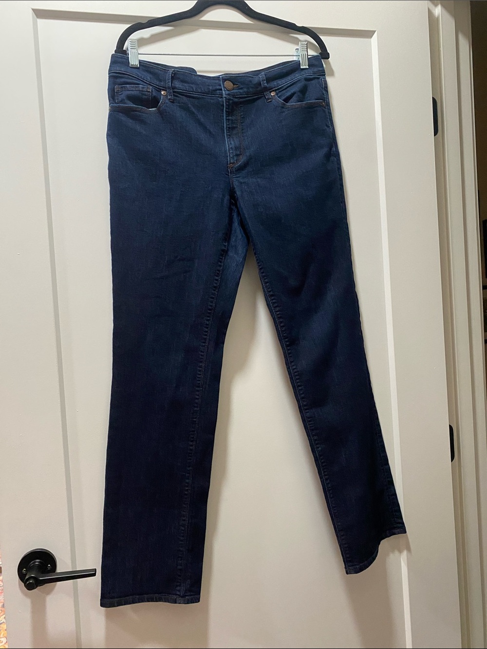 Women’s Dark Blue Straight-Leg Jeans